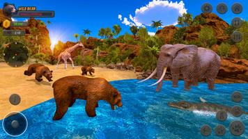برنامه‌نما Wild Bear Simulator 3D Hunting عکس از صفحه