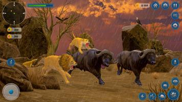 Simulador de leão selvagens imagem de tela 2