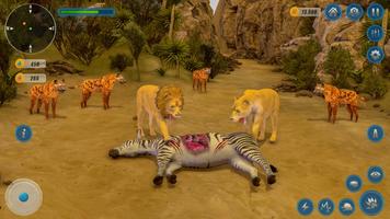 Simulador de leão selvagens imagem de tela 3