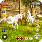Flying Unicorn Horse Simulator ikona
