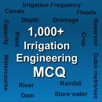 Irrigation Engineering MCQ poster