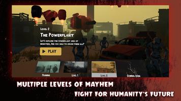 VR Zombie Killer Achterbahn Plakat