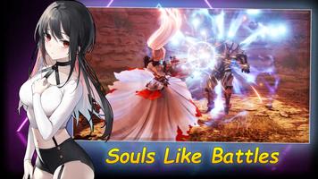 Elden Souls Dark Ring Anime 3D постер