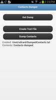 Contacts Dumper capture d'écran 1