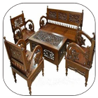 Wood Carving Chair Design আইকন