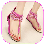 ”รูปแบบของรองเท้าแตะส้นแบนที่สว