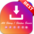 Status & Story Saver All Platform Media Social icône