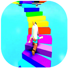 Jumping Into Rainbows Random Game Play Obby Guide icône