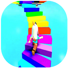 Jumping Into Rainbows Random Game Play Obby Guide आइकन