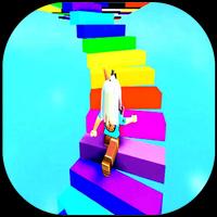 Jumping Into Rainbows Random Game Play Obby Guide syot layar 1