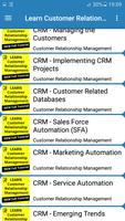 Learn Customer Relationship Ma captura de pantalla 1