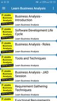 Learn Business Analysis পোস্টার