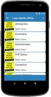 Learn MySQL Offline poster