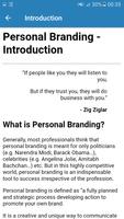 Learn Personal Branding captura de pantalla 1