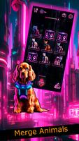 Dog and Cat: cyberpunk merge स्क्रीनशॉट 1