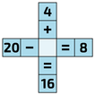 آیکون‌ Match Cross - Math Puzzle Game
