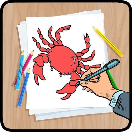Descarga de APK de Cómo dibujar animales marinos para Android Descarga de APK de Cómo dibujar animales marinos para Android