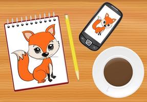 かわいい動物を描く方法 スクリーンショット 1