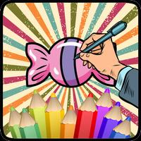 Poster Coloring Candy