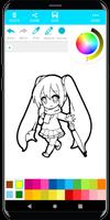 Coloring Chibi Cute ภาพหน้าจอ 1