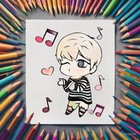 Coloring Chibi Oppa screenshot 1