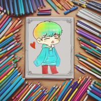 Coloring Chibi Oppa screenshot 2