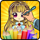 Coloring Chibi Princess أيقونة