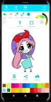 Coloring Chibi Princess تصوير الشاشة 3
