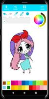 Coloring Chibi Princess تصوير الشاشة 2