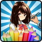 ikon Mewarnai Manga Anime Cute