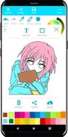 Coloriage Manga Anime Mignonne capture d'écran 3