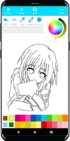 Mewarnai Manga Anime Cute screenshot 1