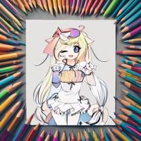 Coloring Manga Anime Cute স্ক্রিনশট 1