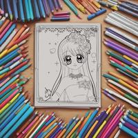 Coloring Manga Anime Cute স্ক্রিনশট 3