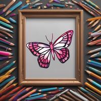 Coloring Butterflys poster