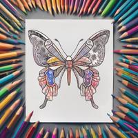 Coloring Beautiful Butterfly اسکرین شاٹ 1