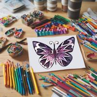 Coloring Beautiful Butterfly اسکرین شاٹ 2