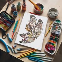 Coloring Beautiful Butterfly اسکرین شاٹ 3