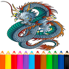 Coloriage Dragon icône