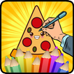 Coloring Luxury Food