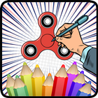 Coloring Fidget Spinner biểu tượng