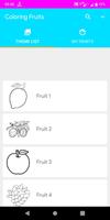 Coloring Fruits plakat