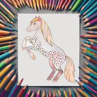Cheval à colorier capture d'écran 1