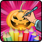 Kolorowanka Halloween ikona