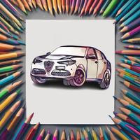Mewarna Kereta Itali syot layar 1