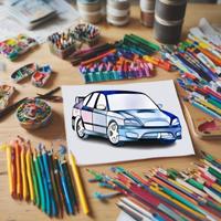 Coloring Japanese Cars Cool screenshot 2