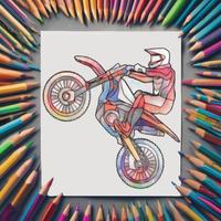 Mewarna Motosikal penulis hantaran