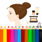 Coloring Makeup Beauty ikona