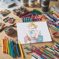 美しい人魚の塗り絵 スクリーンショット 3