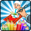 Coloring Book Muslim icon